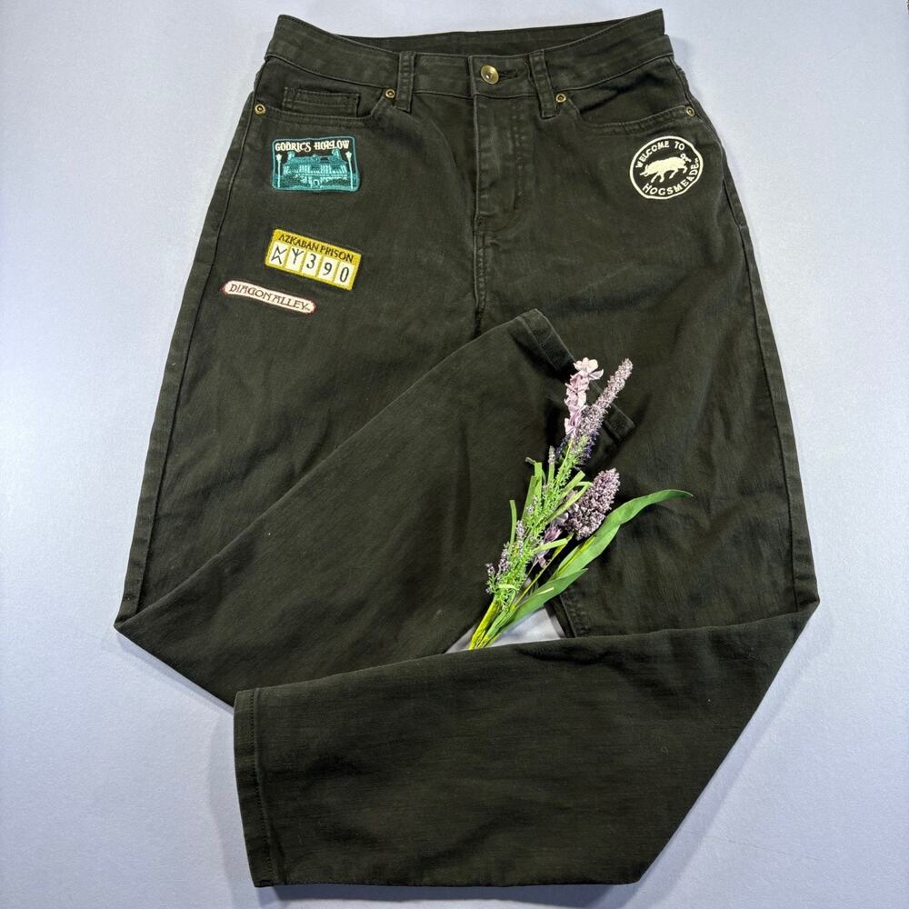 Hot Topic Harry Potter Patch Skinny Jeans Size 3 – Wizarding World Denim Black